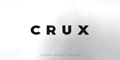 Crux Display Fuente Póster 1