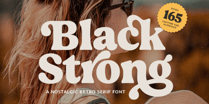 Black Strong Font Poster 1