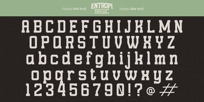 Entropi Basic Font Poster 13