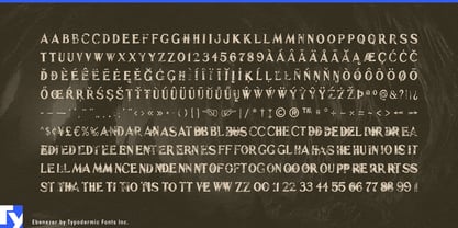 Ebenezer Font Poster 7