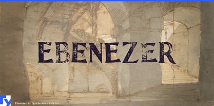 Ebenezer Font Poster 1