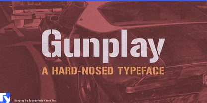 Gunplay Font Poster 1