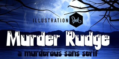 PN Murder Rudge Font Poster 1