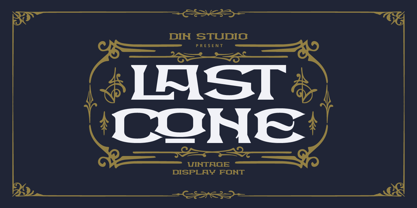 Lastcone Font Poster 1