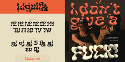 Liquify Font Poster 6