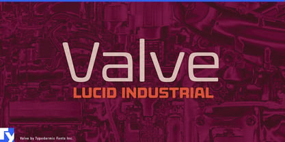 Valve Font Poster 1