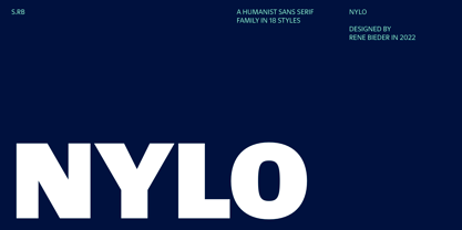 Nylo Font Poster 1