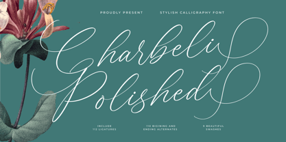 Charbeli Polished Font Poster 1