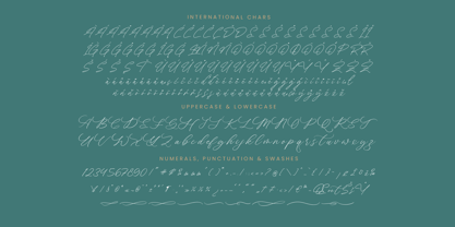 Charbeli Polished Font Poster 15