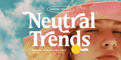 Neutral Trends Font Poster 1