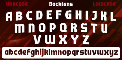 Backtens Font Poster 6