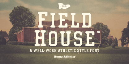 Field House Font Poster 1