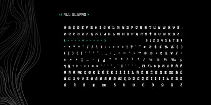 Atlas Code Font Poster 9