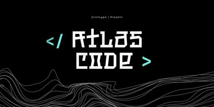 Atlas Code Font Poster 1