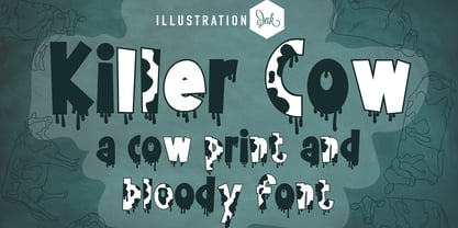 ZP Killer Cow Font Poster 1