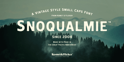 Snoqualmie Fuente Póster 1