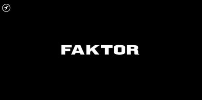 Faktor Display Font Poster 1