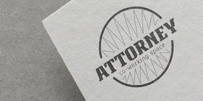 Attorney Font Poster 2