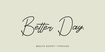 Besita Font Poster 2