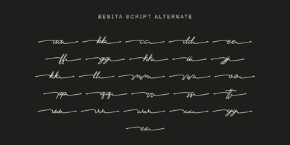 Besita Font Poster 7