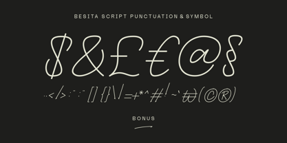 Besita Font Poster 9