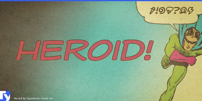 Heroid Font Poster 1