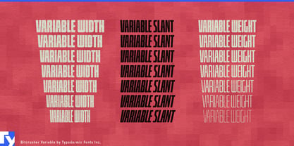 Bitcrusher Variable Font Poster 5