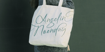 Angelin Noonday Font Poster 10