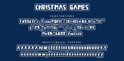 Christmas Games Font Poster 7