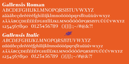 Gallensis Font Poster 4