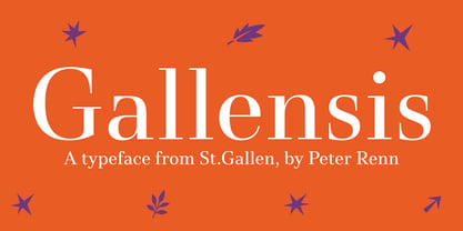 Gallensis Font Poster 1