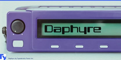 Daphyre Font Poster 1