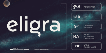 Eligra Font Poster 4