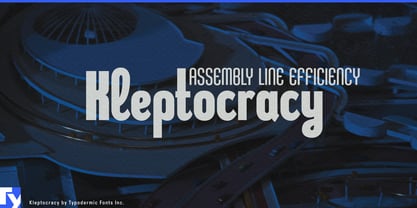 Kleptocracy Font Poster 1