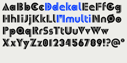 Dekal Font Poster 2