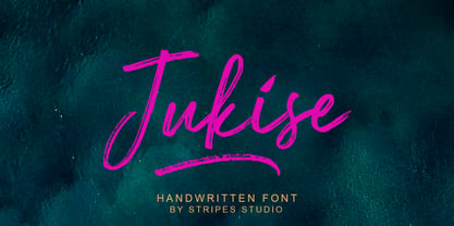 Jukise Brush Fuente Póster 1