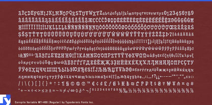 Cornpile Variable Font Poster 7