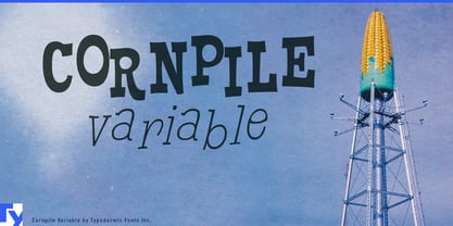 Cornpile Variable Font Poster 1