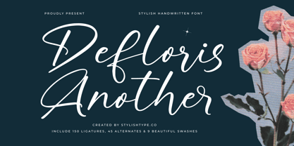 Defloris Another Font Poster 1