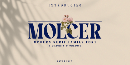 Molcer Font Poster 1