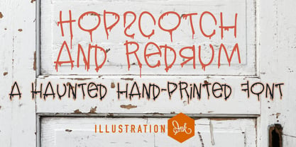 PN Hopscotch and Redrum Font Poster 1