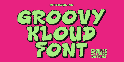 Groovy Kloud Font Poster 1