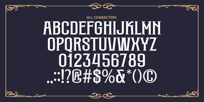 Tarvise Font Poster 12