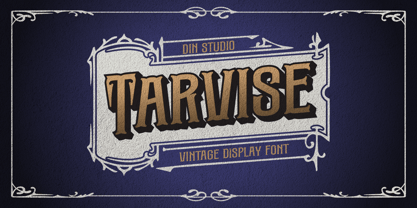 Tarvise Font Poster 1