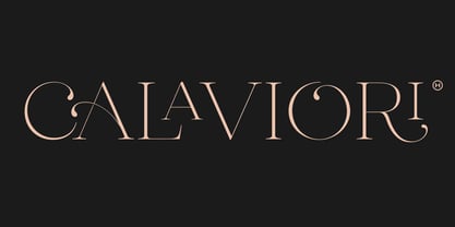 Calaviori Font Poster 1