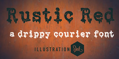 ZP Rustic Red Font Poster 1