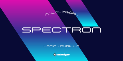 Spectron Font Poster 1