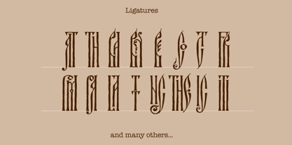 Medieval Narrow Font Poster 7