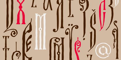 Medieval Narrow Font Poster 12