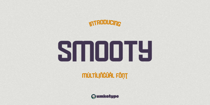 Smooty Font Poster 1